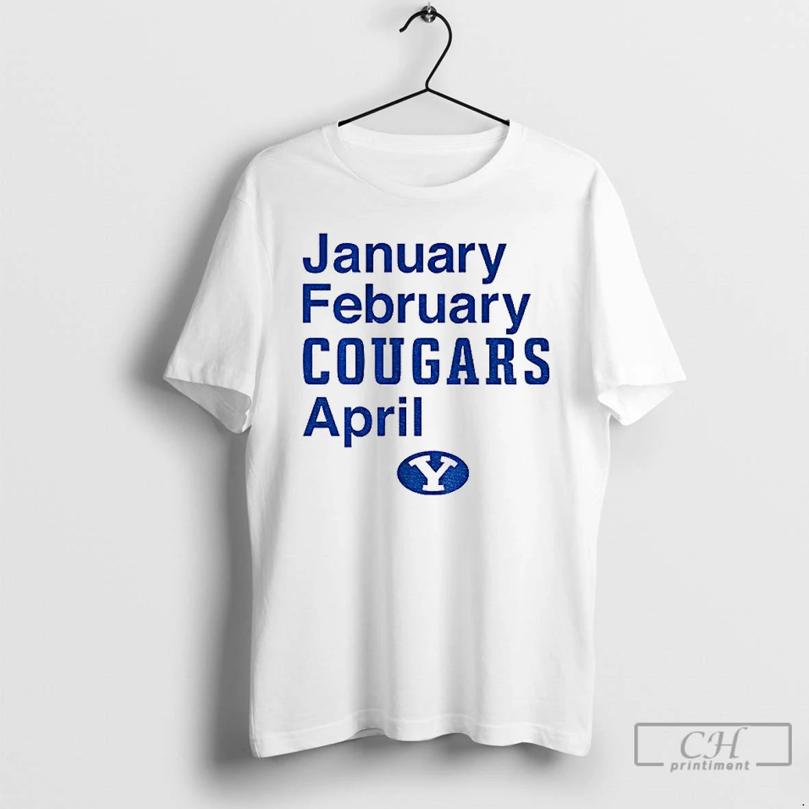 Classic Byu Cougars January February Cougars April 2025 T-Shirts, Hoodie, Sweatshirt | PopFlextees.com