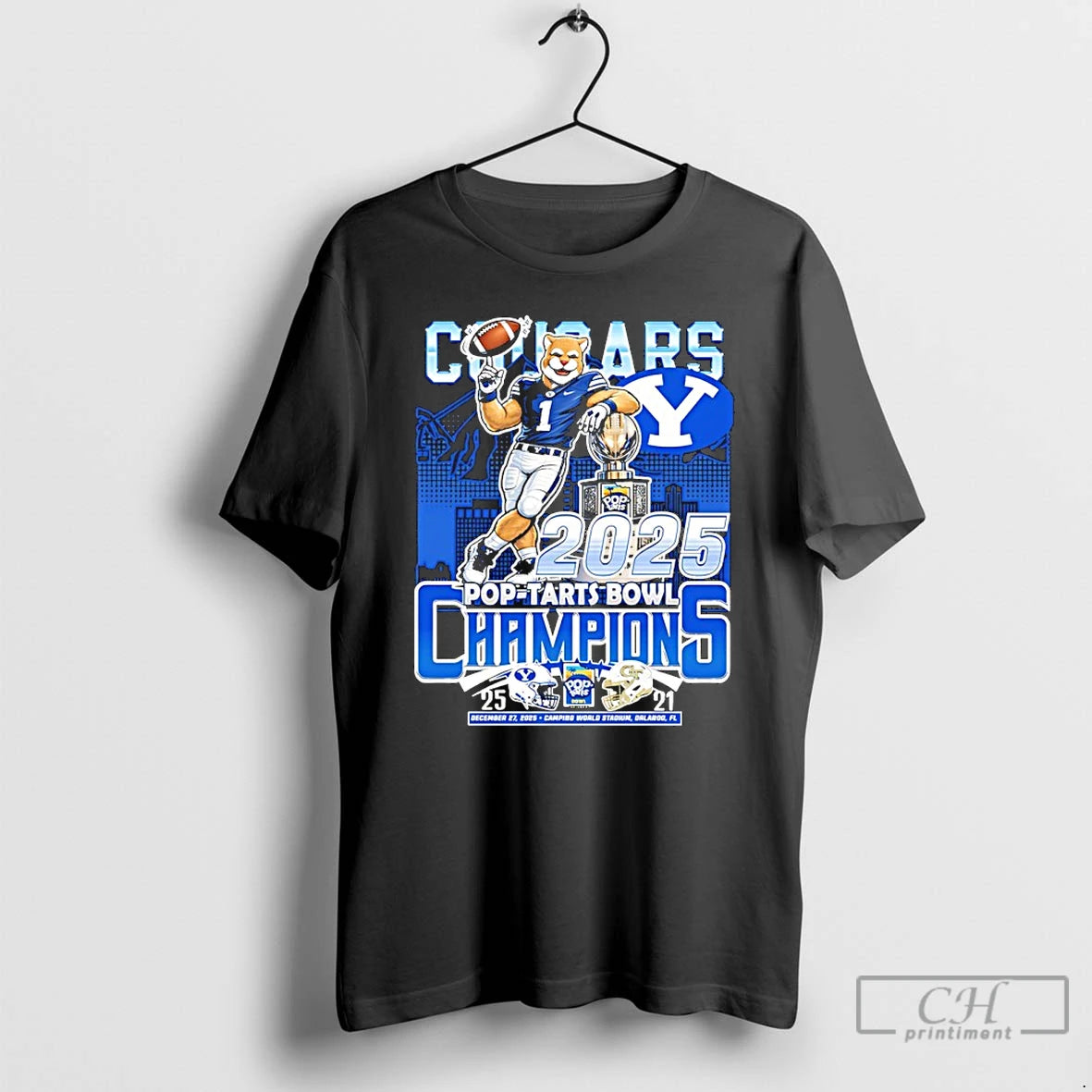 Classic Byu Cougars Pop Tarts Bowl 25 21 Dec 27 2025 Mascot T Shirts Sweater Hoodie, Sweatshirt | PopFlextees.com