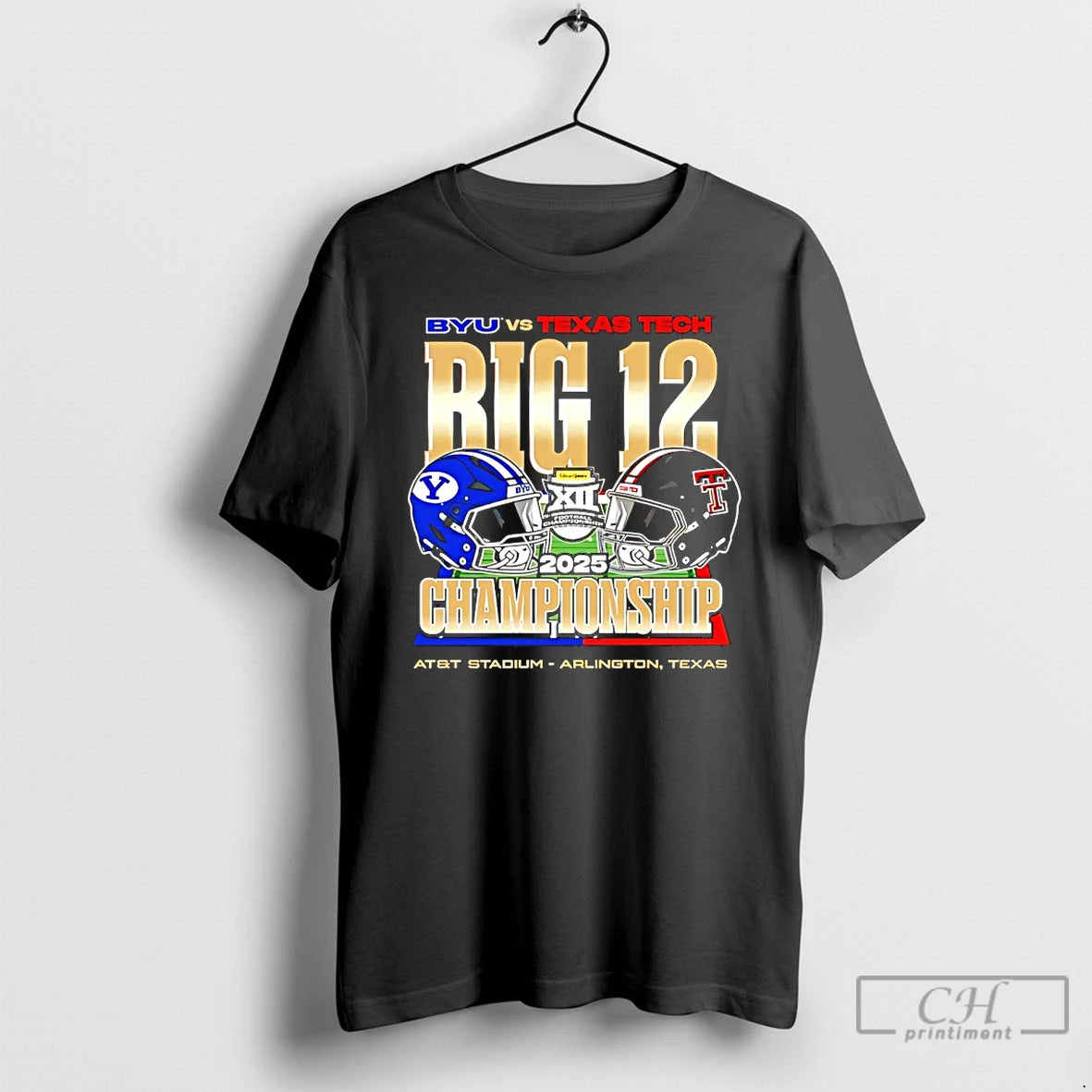 Classic Byu Vs Texas Tech 2025 Big Ten Football Championship Helmets T-Shirts, Hoodie, Sweatshirt | PopFlextees.com
