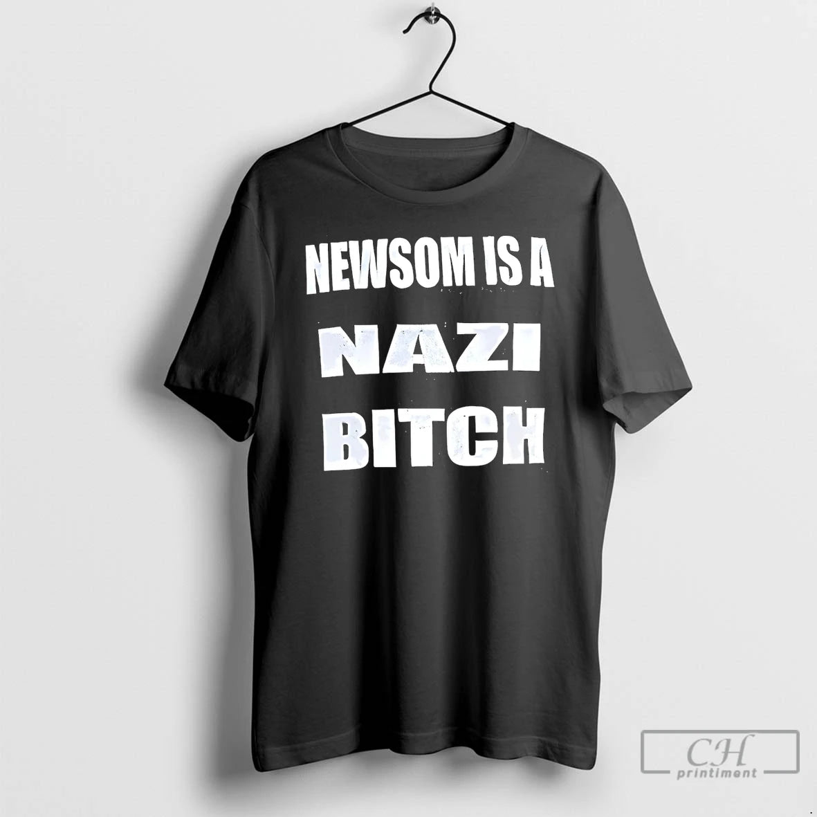 Classic Back Newsom Is A Nazi Bitch T-Shirts, Hoodie, Sweatshirt | PopFlextees.com