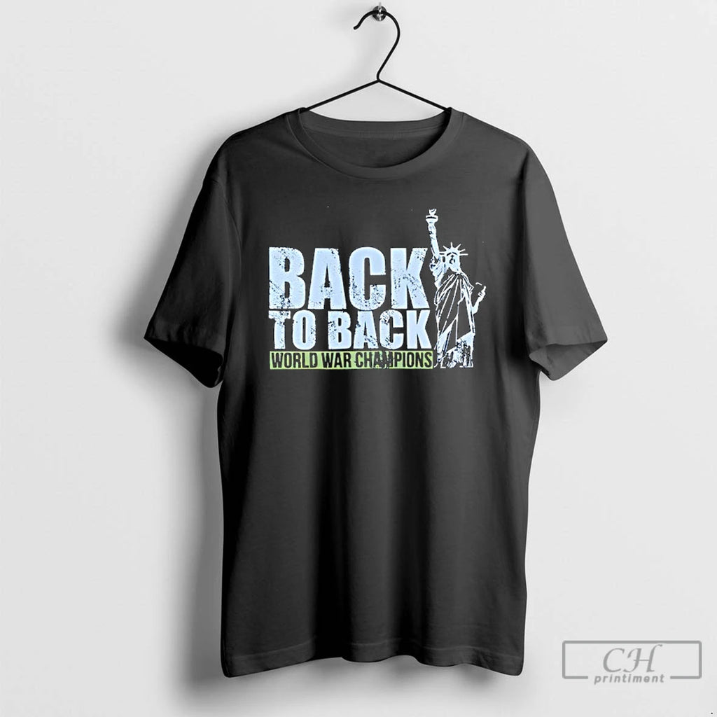 Classic Back To Back World War Champions T-Shirts, Hoodie, Sweatshirt | PopFlextees.com