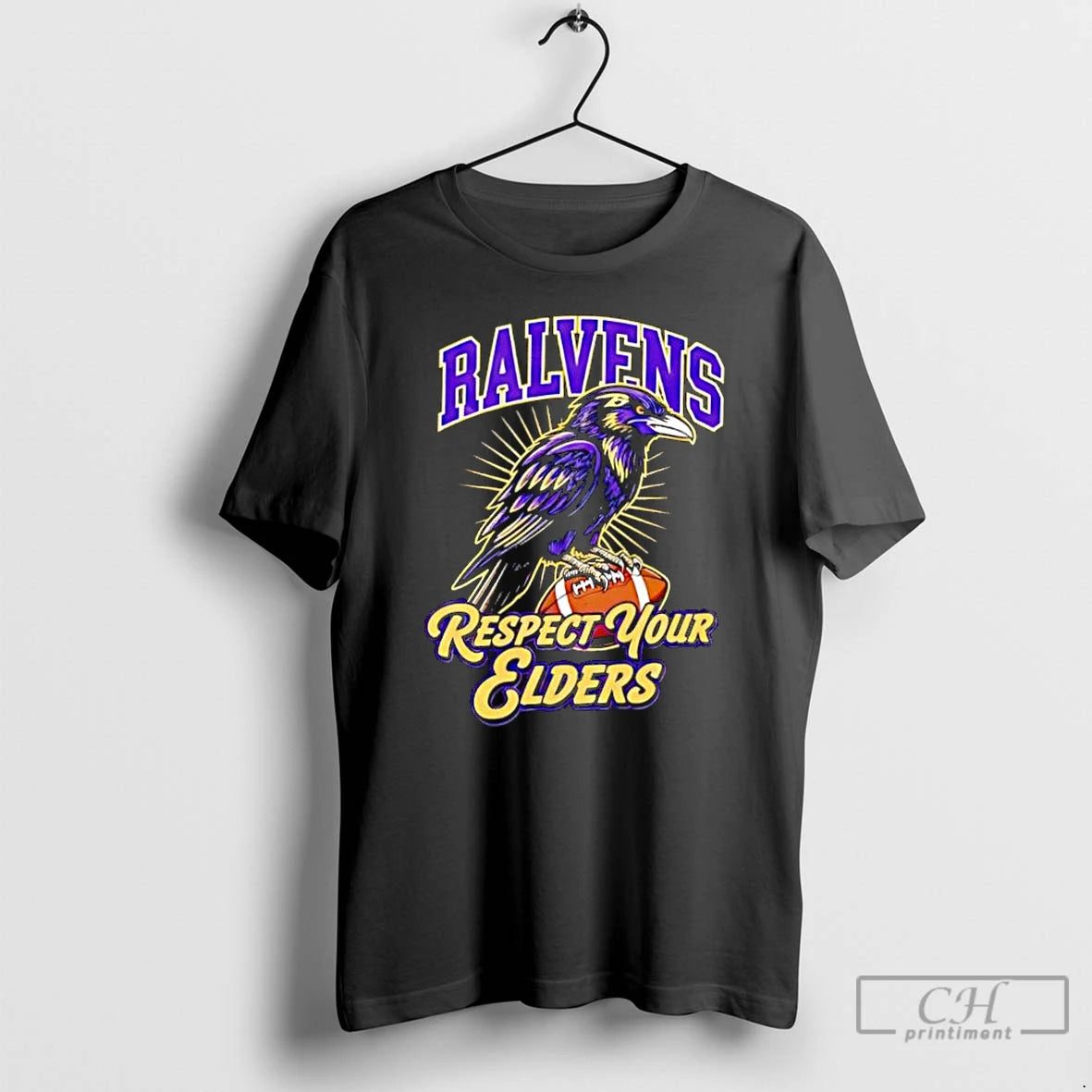 Classic Baltimore Ravens Respect Your Elders T-Shirts, Hoodie, Sweatshirt | PopFlextees.com