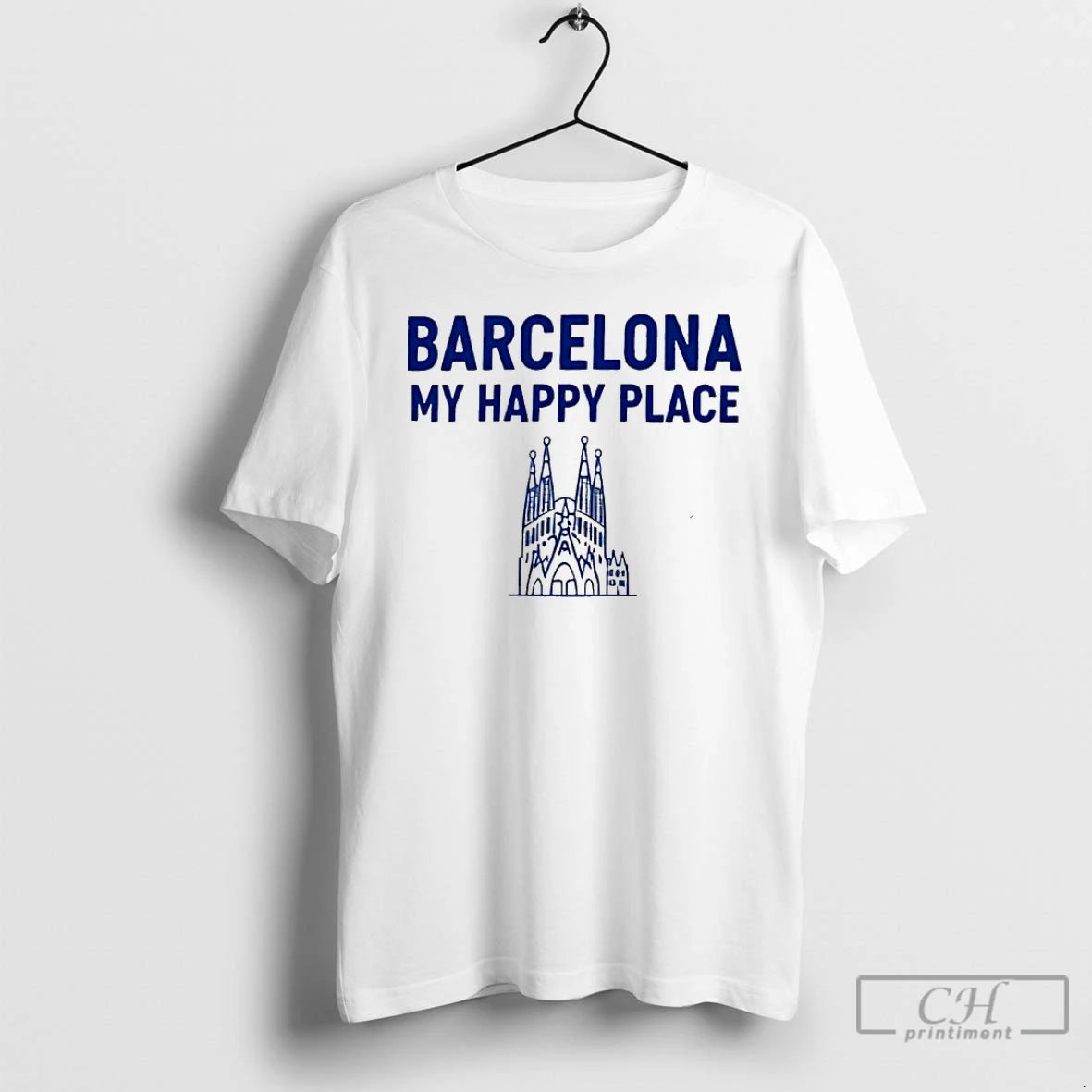 Classic Barcelona My Happy Place T-Shirts, Hoodie, Sweatshirt | PopFlextees.com