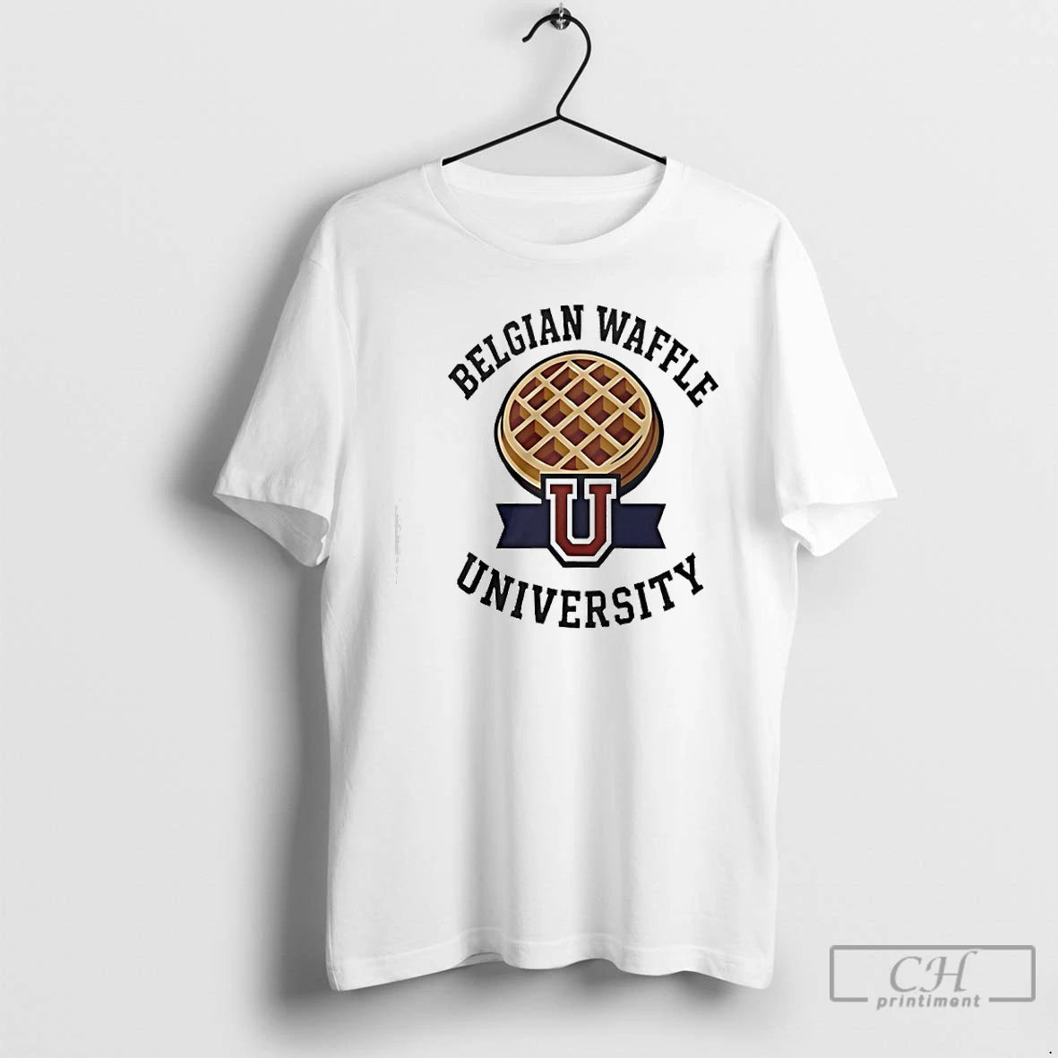 Classic Belgian Waffle University Logo T-Shirts, Hoodie, Sweatshirt | PopFlextees.com
