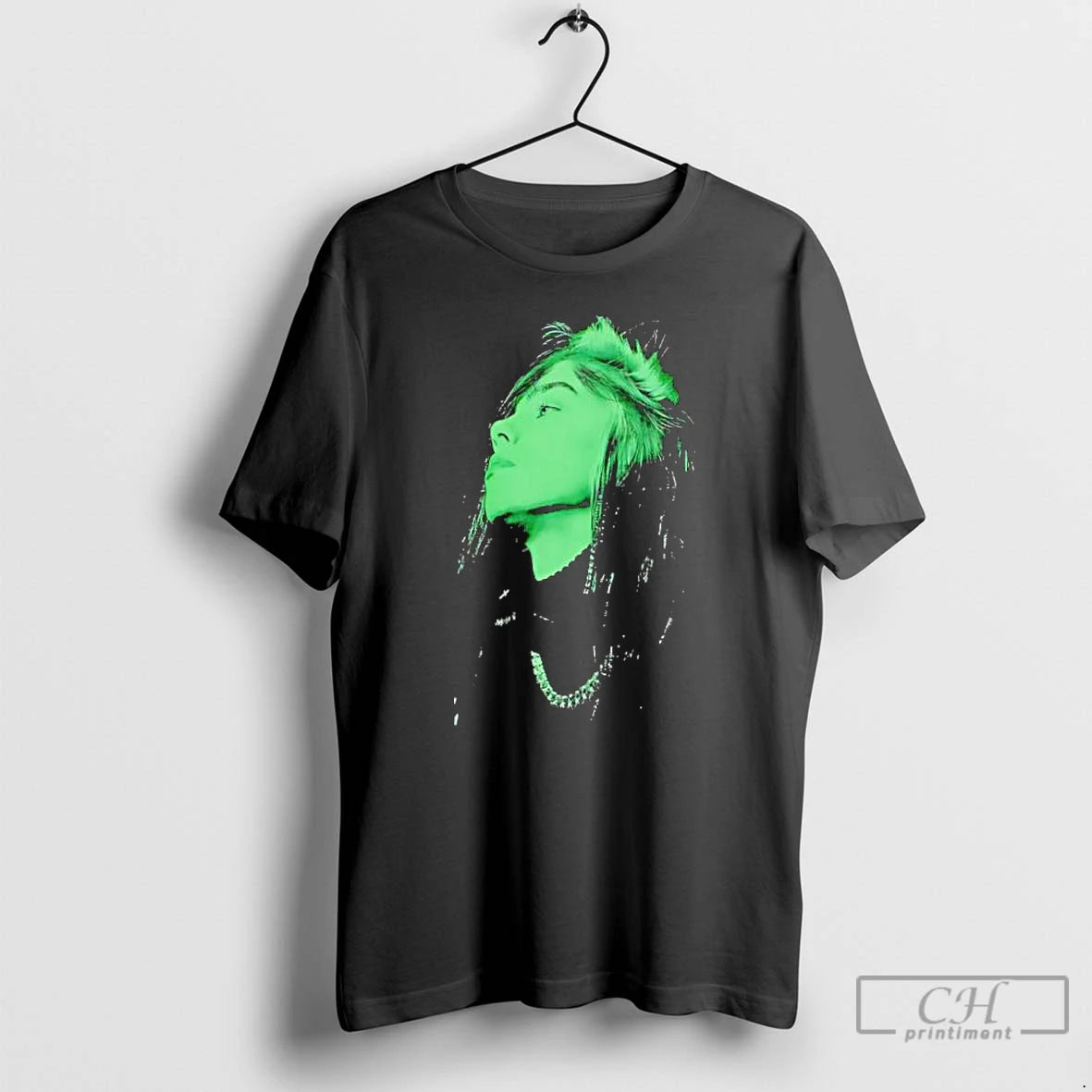 Classic Billie Eilish Portrait American Singer Songwriter And Musician T-Shirts, Hoodie, Sweatshirt | PopFlextees.com