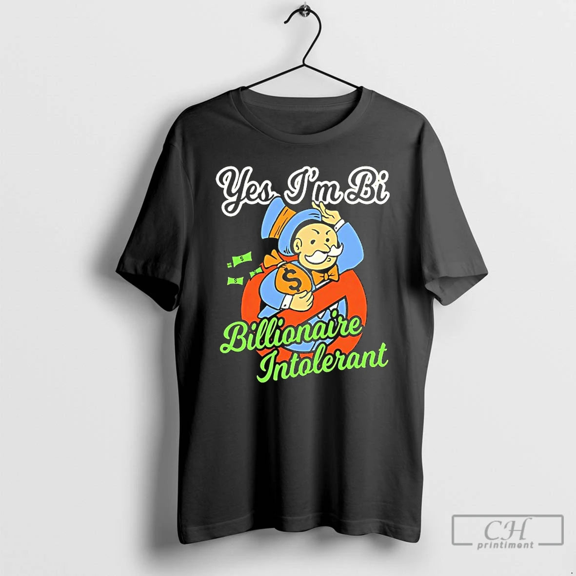 Classic Billionaire Intolerant Yes Im Bi T-Shirts, Hoodie, Sweatshirt | PopFlextees.com