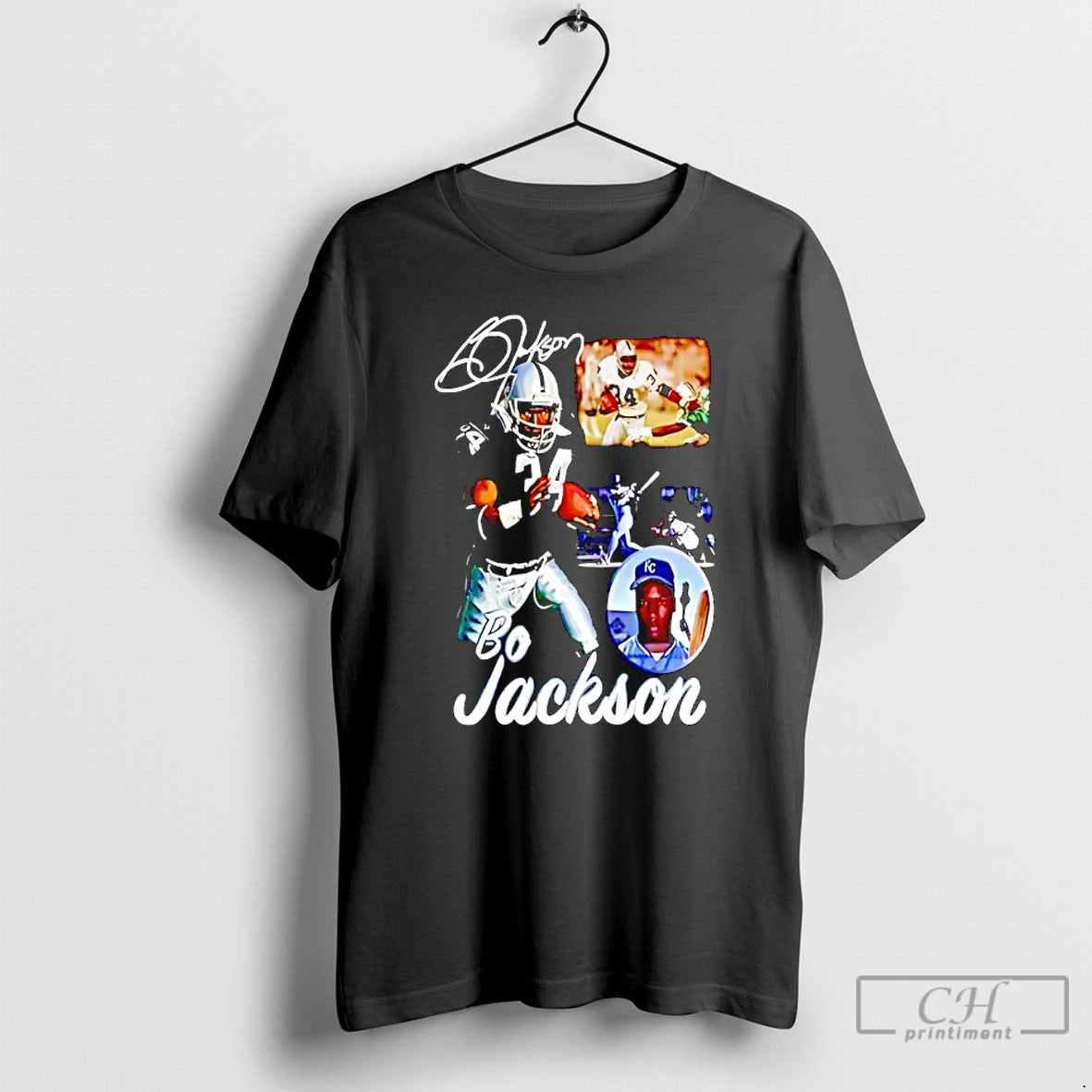 Classic Bo Jackson Football And Baseball Player Signature T-Shirts, Hoodie, Sweatshirt | PopFlextees.com