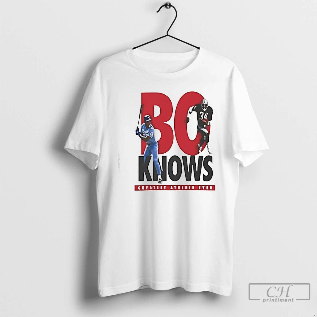 Classic Bo Jackson Knows Football And Baseball Player T-Shirts, Hoodie, Sweatshirt | PopFlextees.com