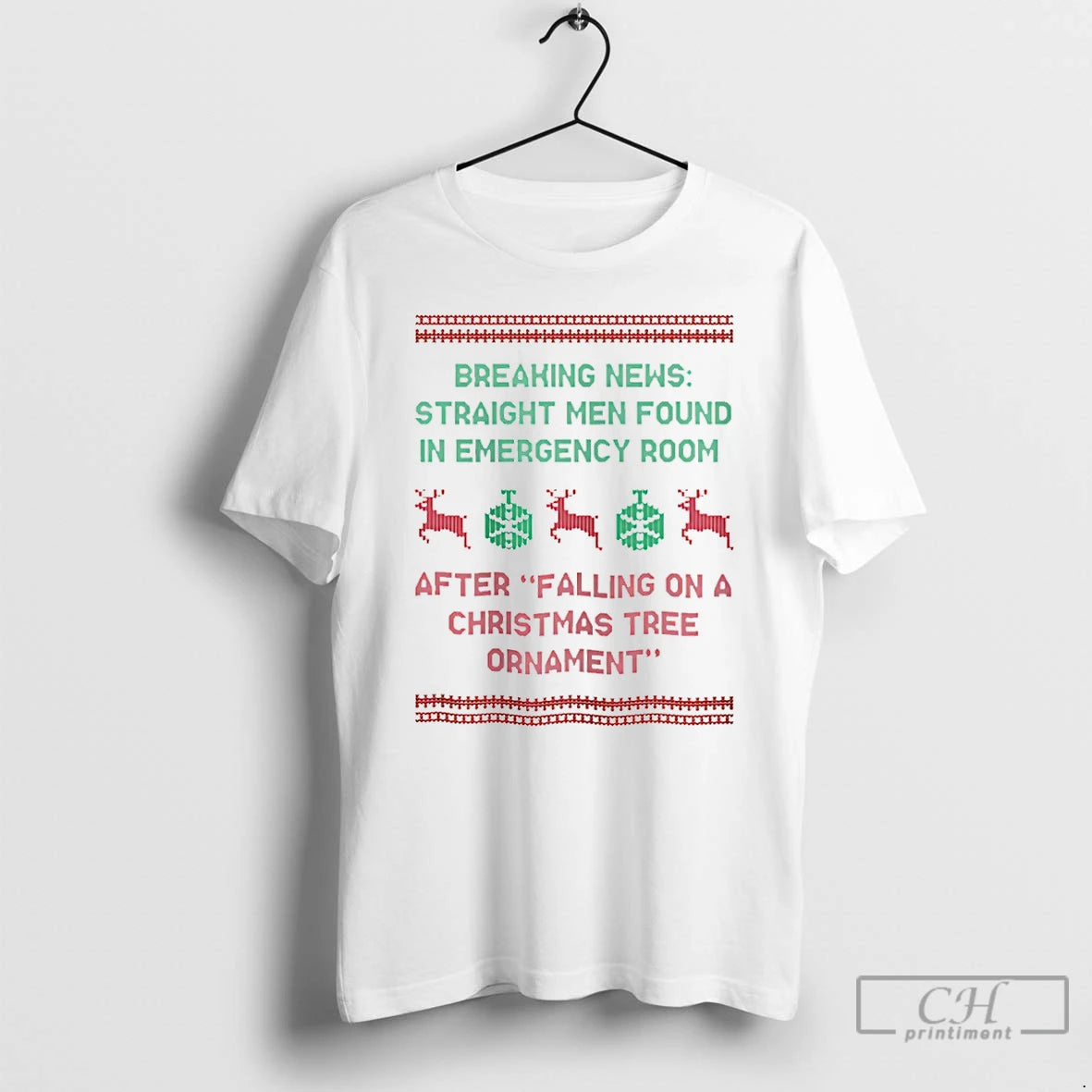 Classic Breaking News Straight Men Found In Emergency Room Christmas T-Shirts, Hoodie, Sweatshirt | PopFlextees.com