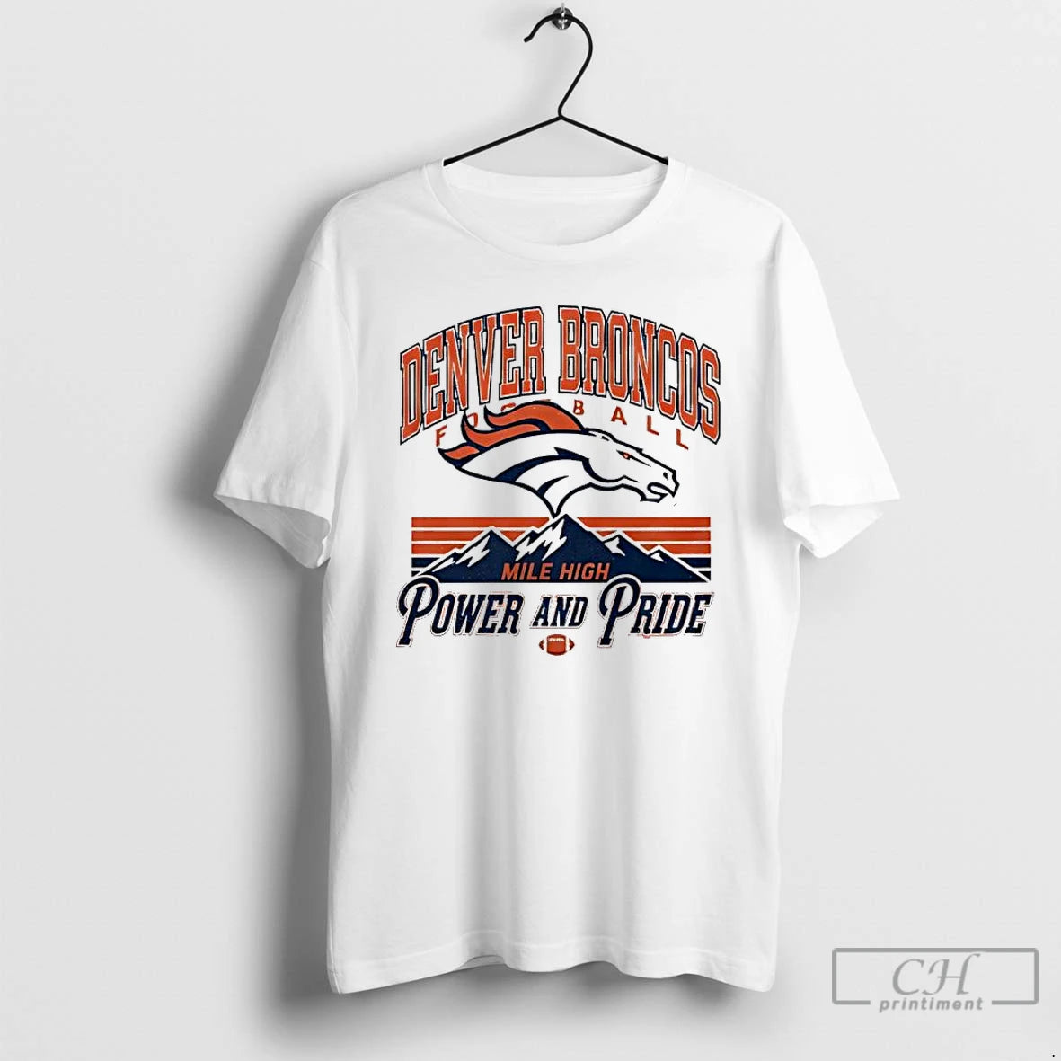 Classic Broncos Football Mile High Power And Pride T-Shirts, Hoodie, Sweatshirt | PopFlextees.com
