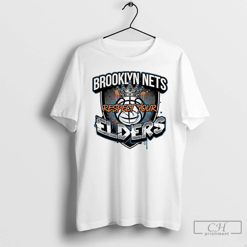 Classic Brooklyn Nets Respect Your Elders T-Shirts, Hoodie, Sweatshirt | PopFlextees.com