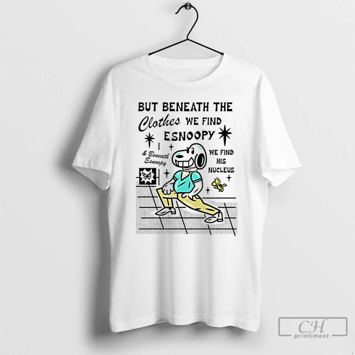 Classic But Beneath The Clothes We Find Esnoopy T-Shirts, Hoodie, Sweatshirt | PopFlextees.com