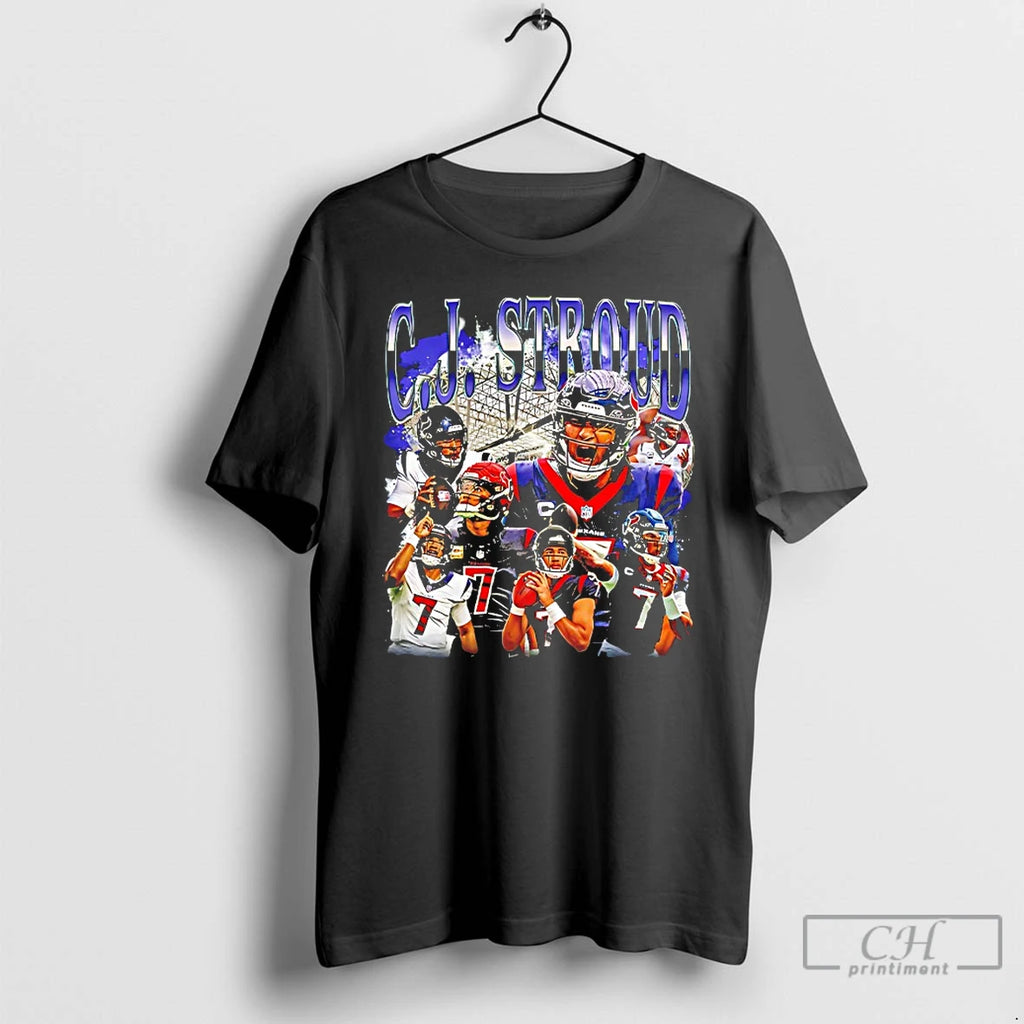 Classic C J Stroud 7 Houston Texans T-Shirts, Hoodie, Sweatshirt | PopFlextees.com