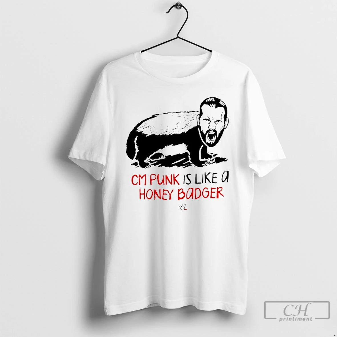 Classic Cm Punk Is Like A Honey Badger T-Shirts, Hoodie, Sweatshirt | PopFlextees.com
