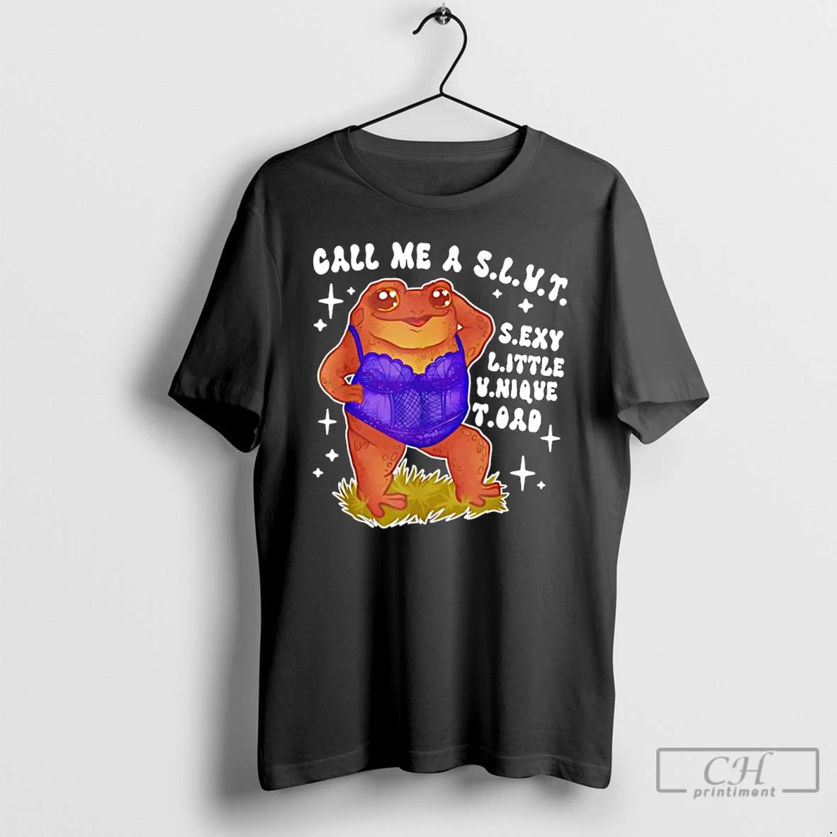 Classic Call Me S L U T Sexy Little Unique Toad Frog T-Shirts, Hoodie, Sweatshirt