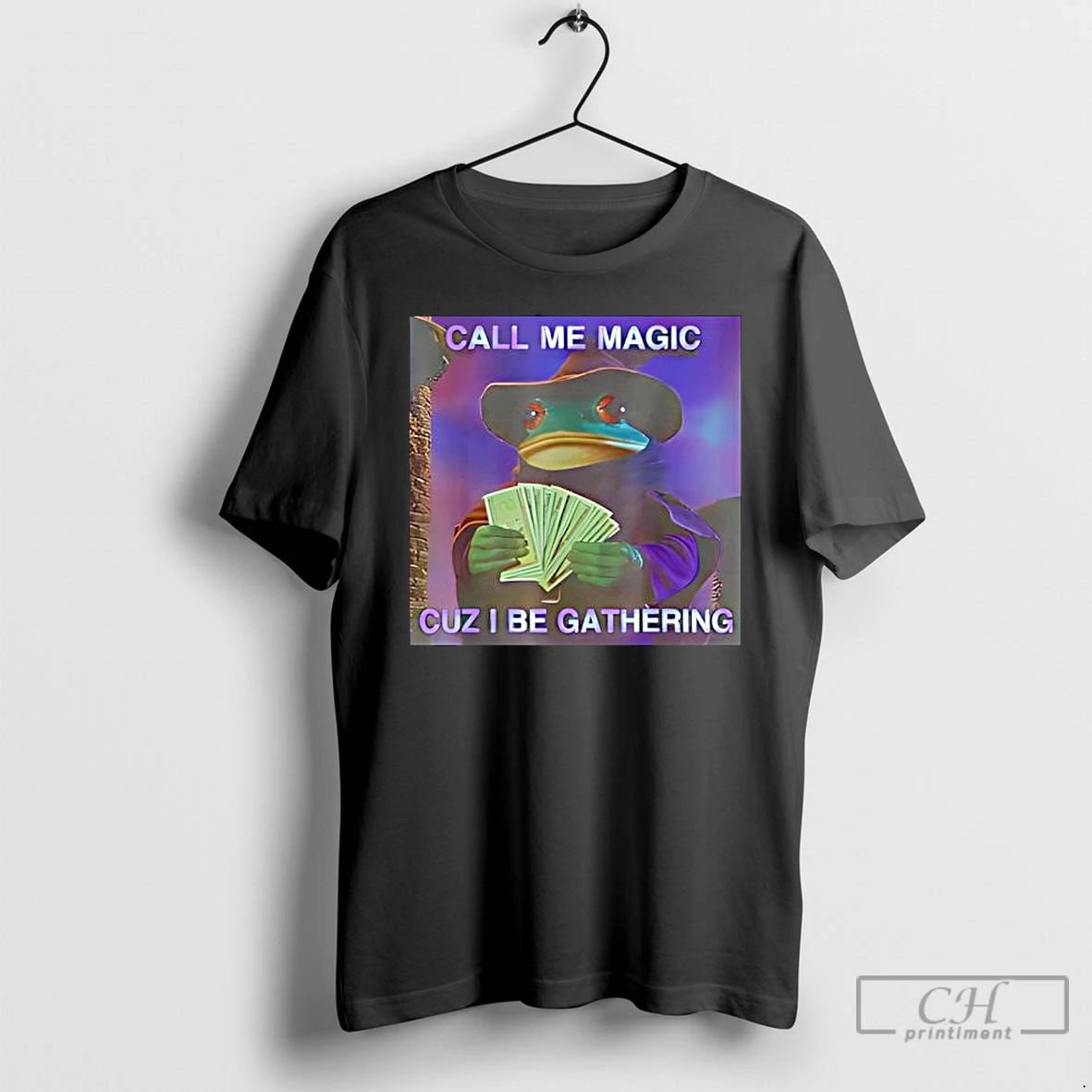Classic Call Me Magic Cuz I Be Gathering Funny Wizard Frog Meme T Shirts Sweater Hoodie, Sweatshirt | PopFlextees.com