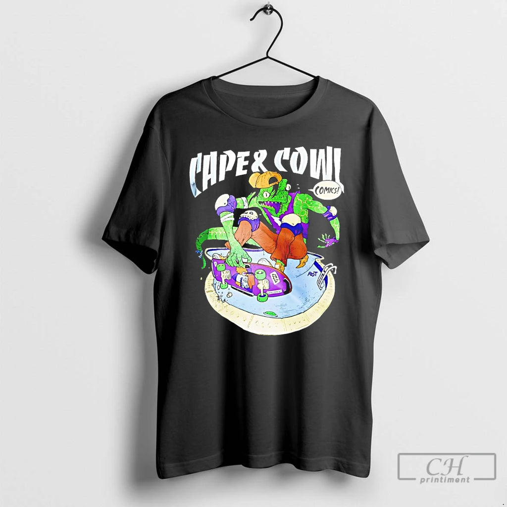 Classic Cape And Cowl Comics T-Shirts, Hoodie, Sweatshirt | PopFlextees.com