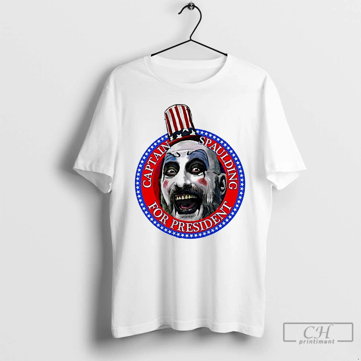 Classic Captain Spaulding For President T-Shirts, Hoodie, Sweatshirt | PopFlextees.com