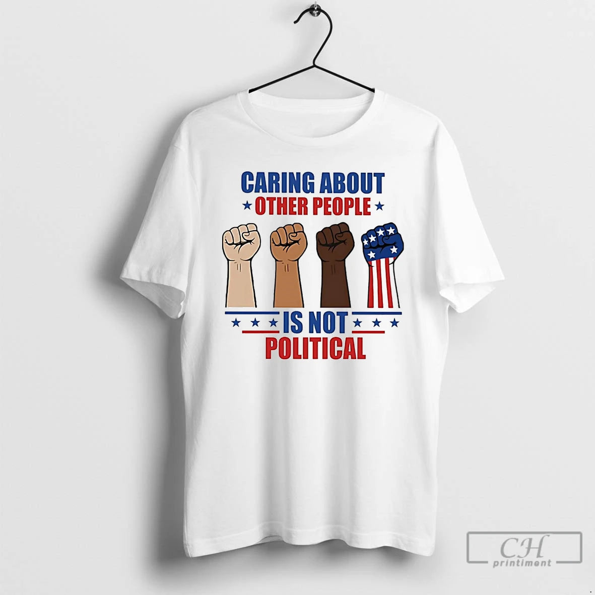 Classic Caring About Other People Is Not Political T-Shirts, Hoodie, Sweatshirt | PopFlextees.com