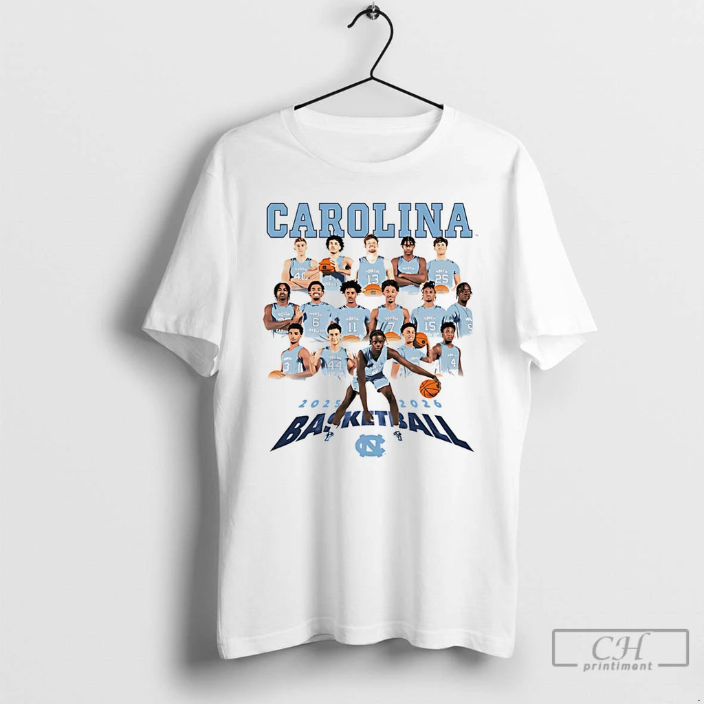 Classic Carolina Basketball Unc Mbb 2025 2026 Graphic T-Shirts, Hoodie, Sweatshirt | PopFlextees.com
