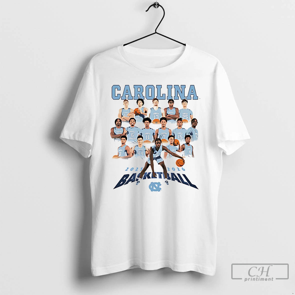 Classic Carolina Basketball Unc Mbb 2025 2026 Graphic T-Shirts, Hoodie, Sweatshirt | PopFlextees.com