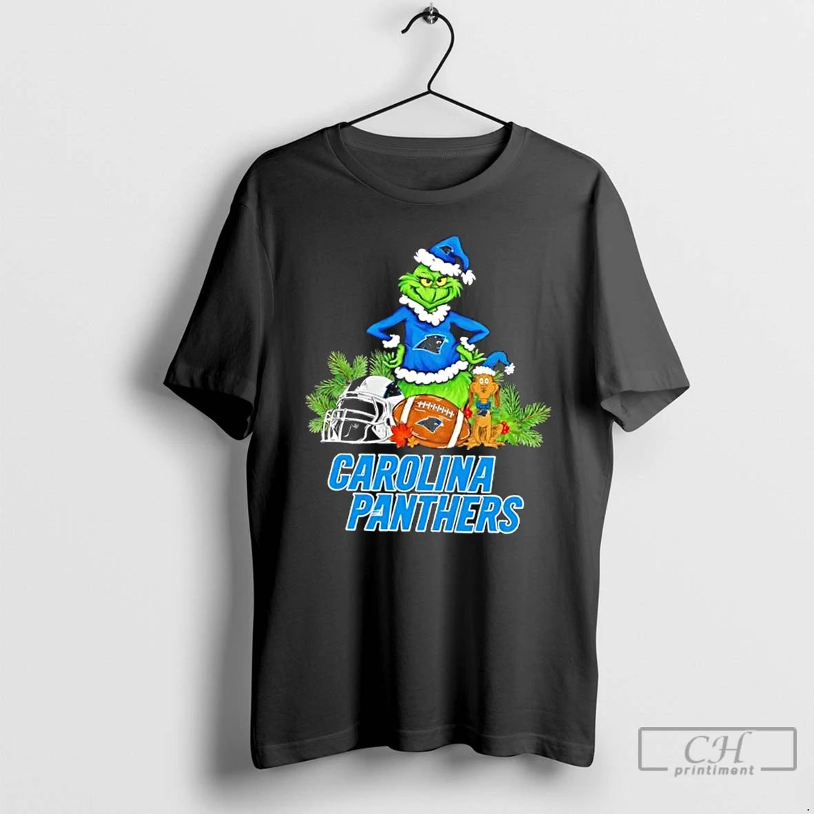 Classic Carolina Panthers Football X Grinch And Max Dog Merry Christmas T-Shirts, Hoodie, Sweatshirt | PopFlextees.com