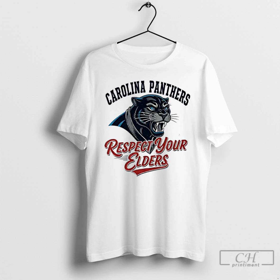 Classic Carolina Panthers Respect Your Elders T-Shirts, Hoodie, Sweatshirt | PopFlextees.com