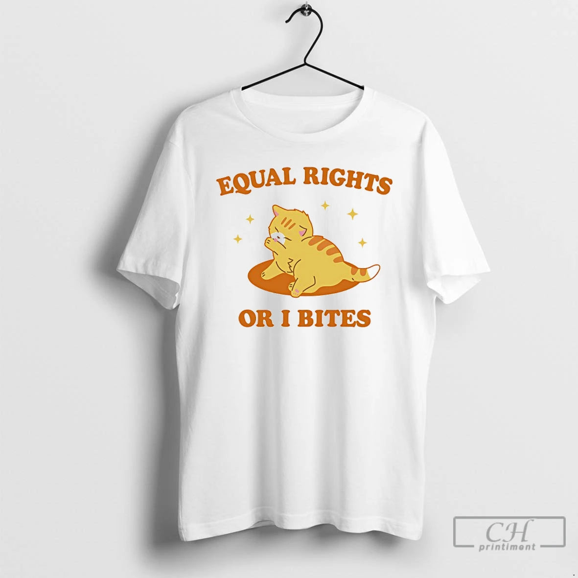 Classic Cat Equal Rights Or I Bites T-Shirts, Hoodie, Sweatshirt | PopFlextees.com