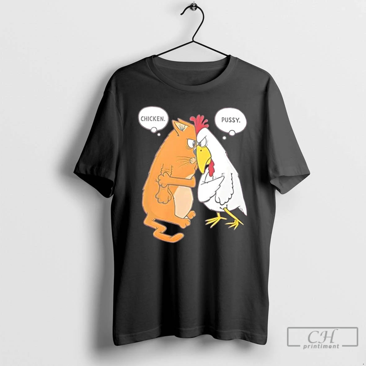 Classic Cat And Chicken Insult Wordplay T-Shirts, Hoodie, Sweatshirt | PopFlextees.com