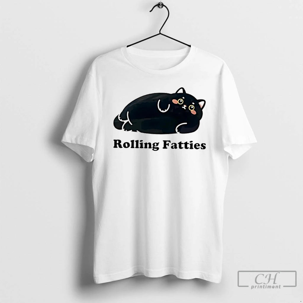 Classic Cat Fat Rolling Fatties T-Shirts, Hoodie, Sweatshirt | PopFlextees.com
