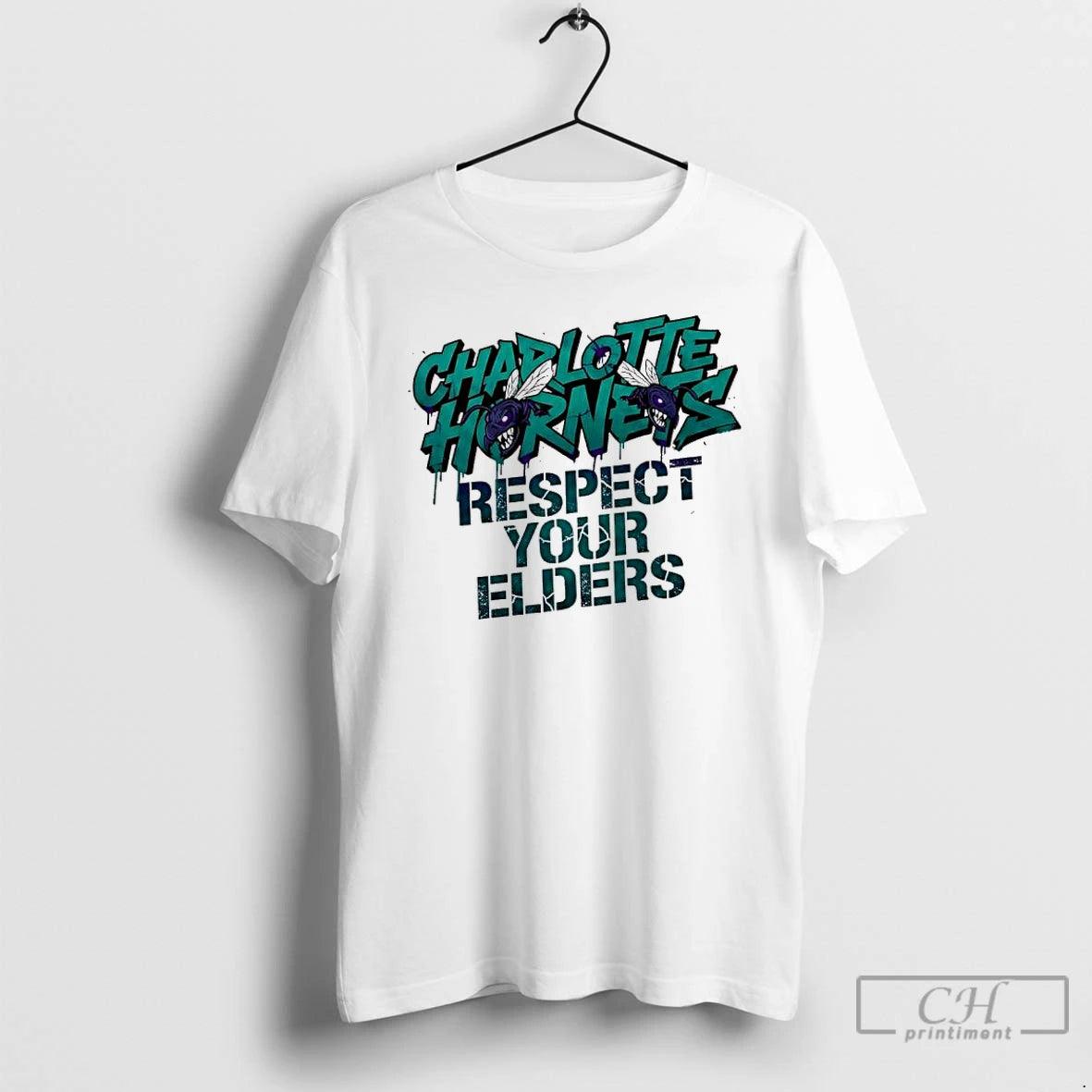 Classic Charlotte Hornets Respect Your Elders T-Shirts, Hoodie, Sweatshirt | PopFlextees.com