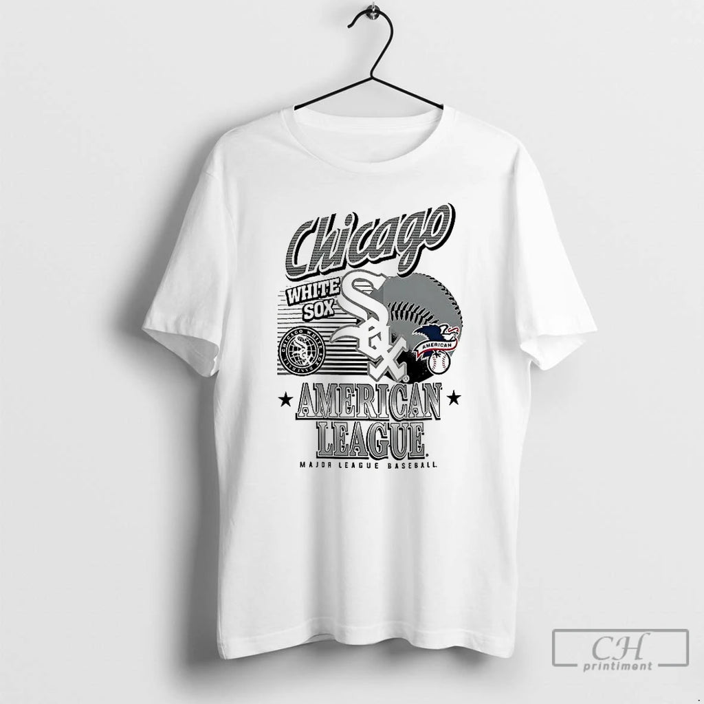 Classic Chicago White Sox Mlb American National League Logo Ball Retro T-Shirts, Hoodie, Sweatshirt | PopFlextees.com