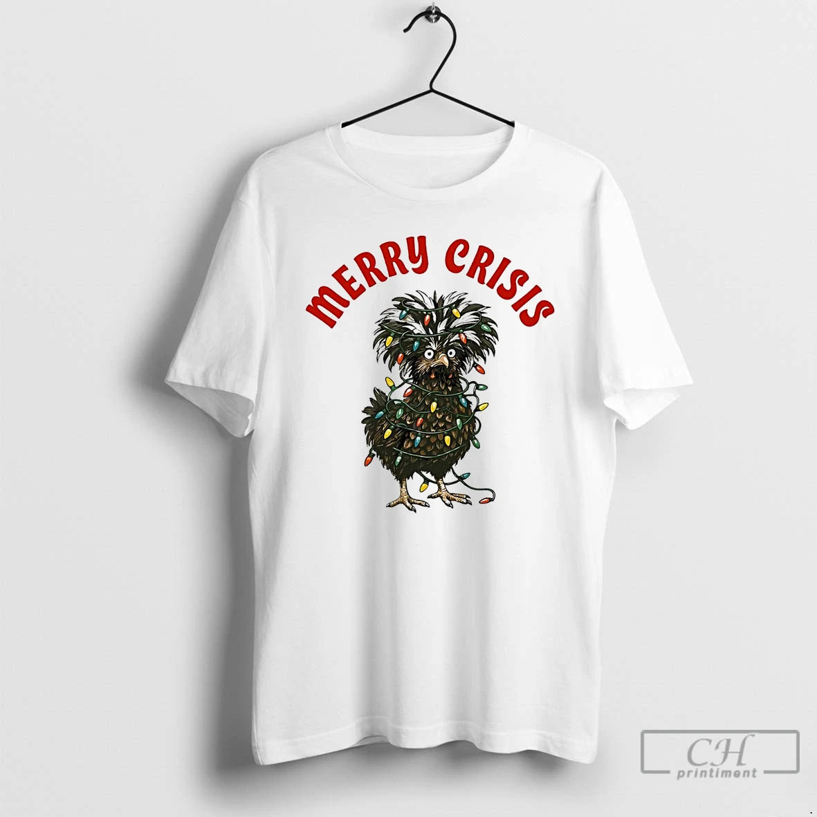 Classic Chicken Merry Crisis Christmas T-Shirts, Hoodie, Sweatshirt | PopFlextees.com