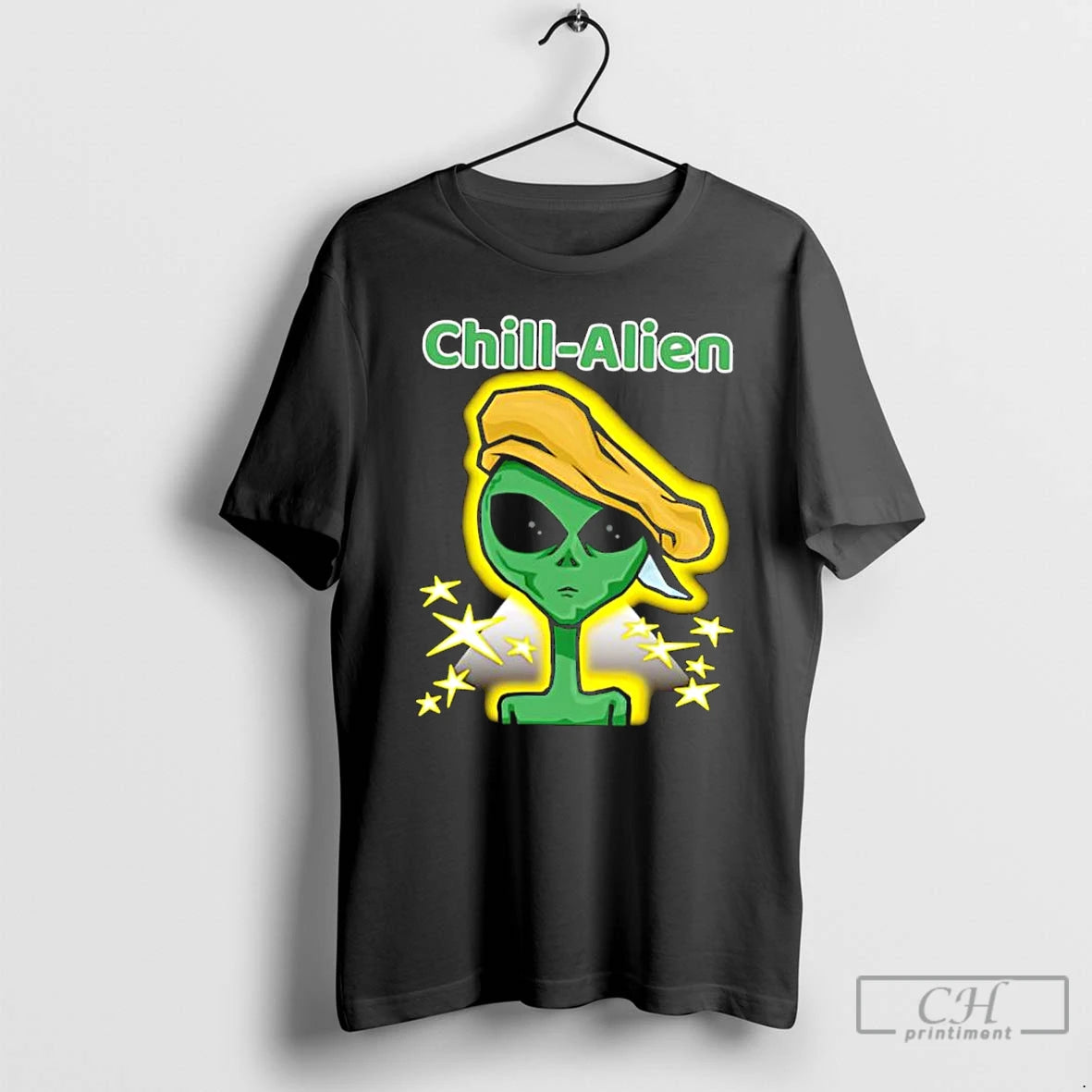 Classic Chill Alien Ufo Classic T-Shirts, Hoodie, Sweatshirt | PopFlextees.com