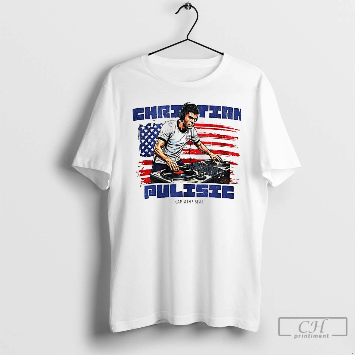 Classic Christian Pulisic Captains Beat Dj Christmas T-Shirts, Hoodie, Sweatshirt | PopFlextees.com
