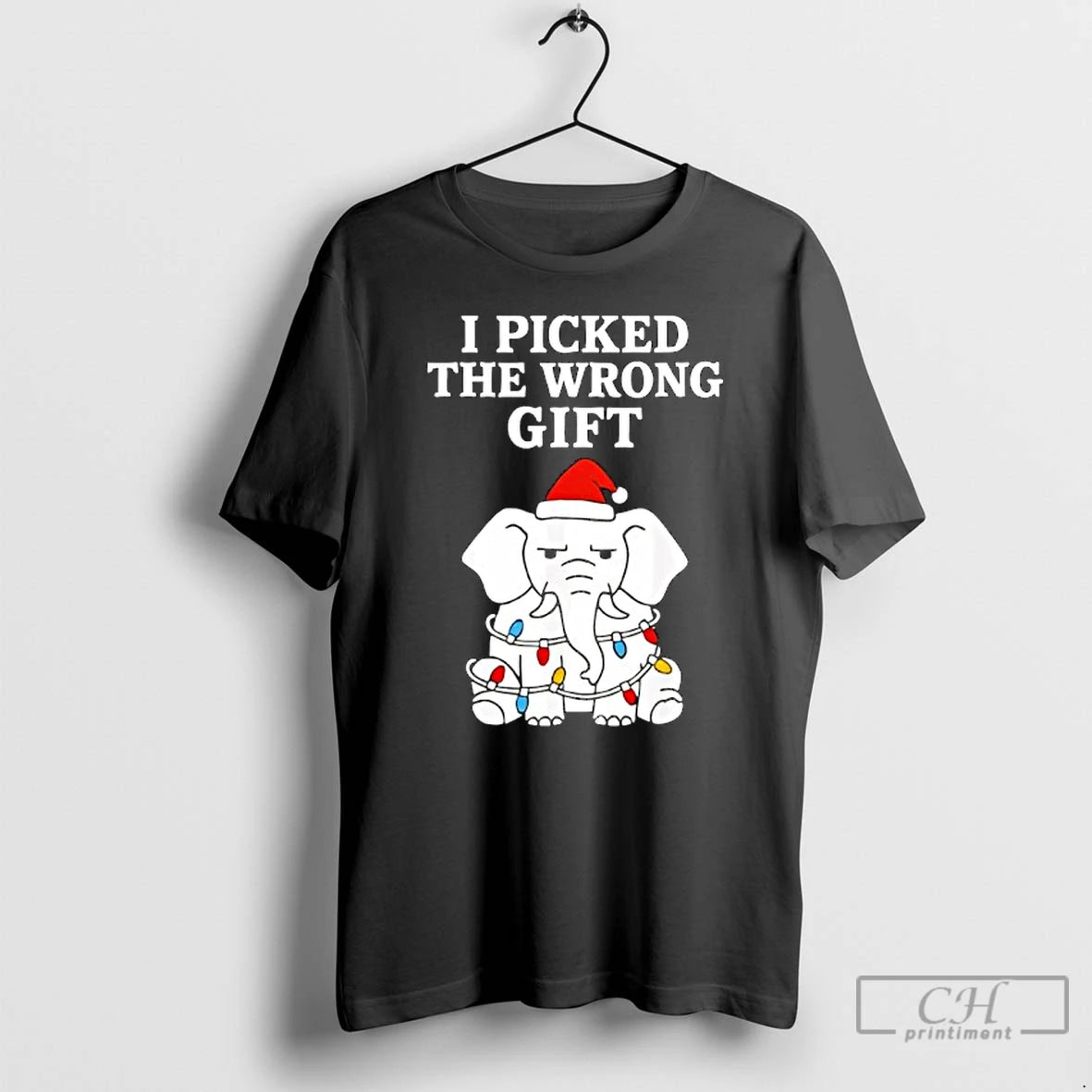 Classic Christmas Elephant I Picked The Wrong Gift T-Shirts, Hoodie, Sweatshirt | PopFlextees.com
