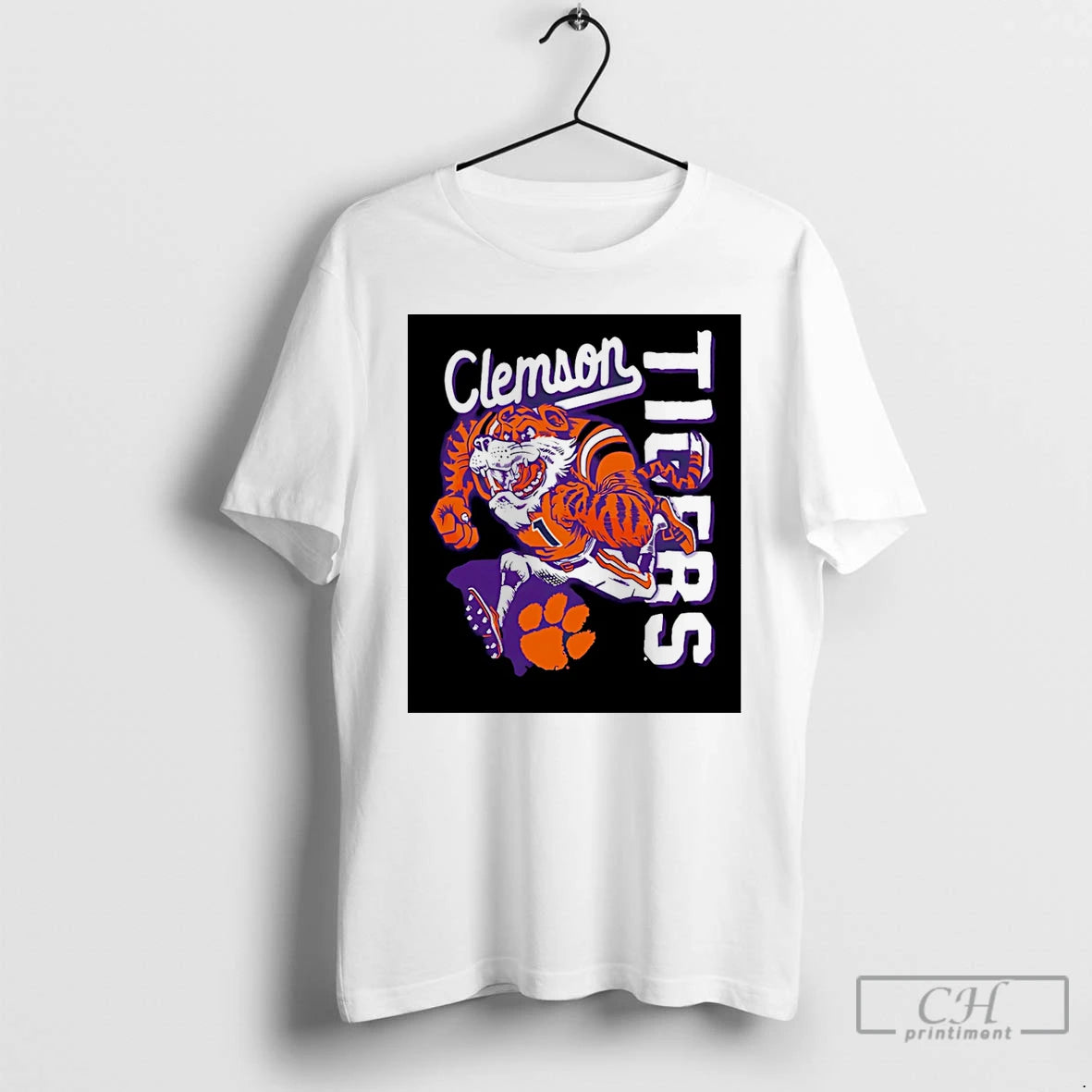 Classic Clemson Tigers Mascot Running 26 T-Shirts, Hoodie, Sweatshirt | PopFlextees.com