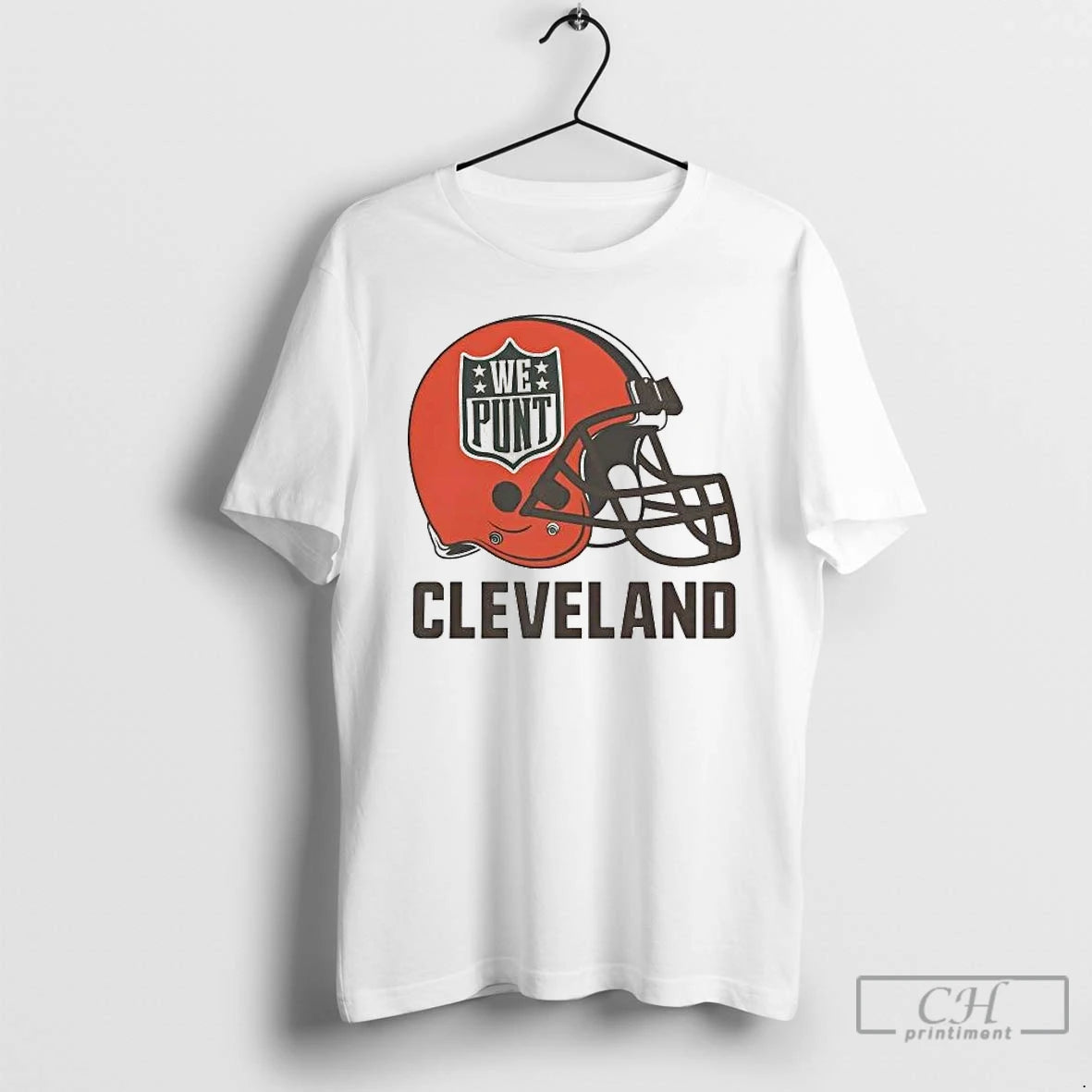 Classic Cleveland Browns Helmet We Punt T-Shirts, Hoodie, Sweatshirt | PopFlextees.com