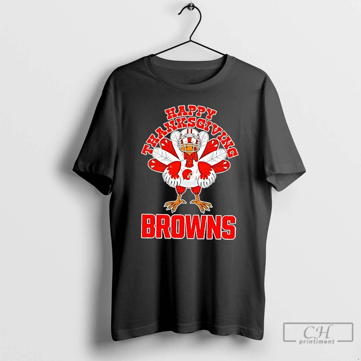 Classic Cleveland Browns X Turkey Happy Thanksgiving Graphic T-Shirts, Hoodie, Sweatshirt | PopFlextees.com