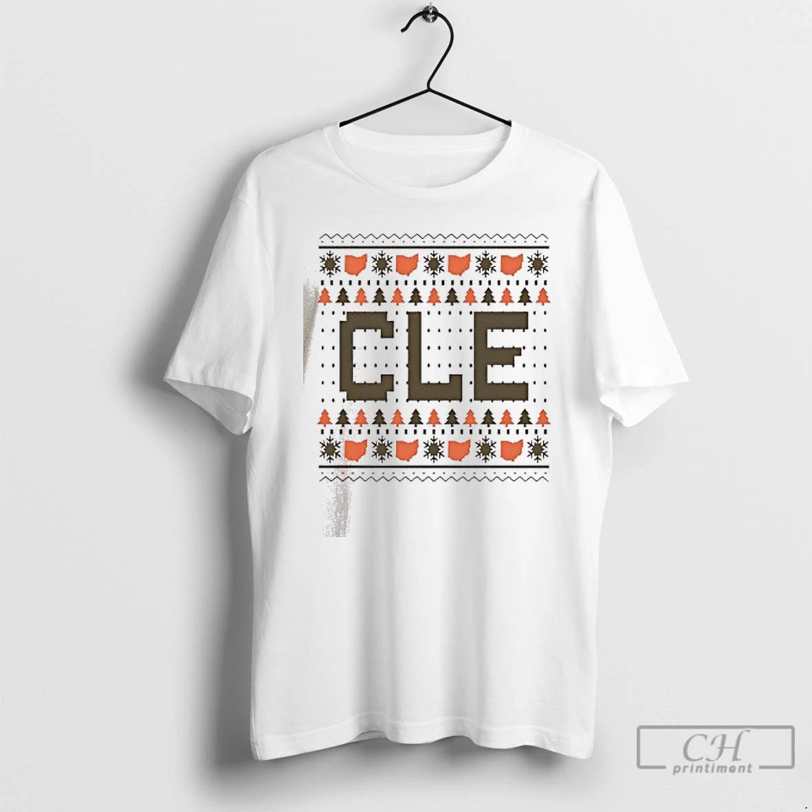 Classic Cleveland Christmas Cle Football T-Shirts, Hoodie, Sweatshirt | PopFlextees.com