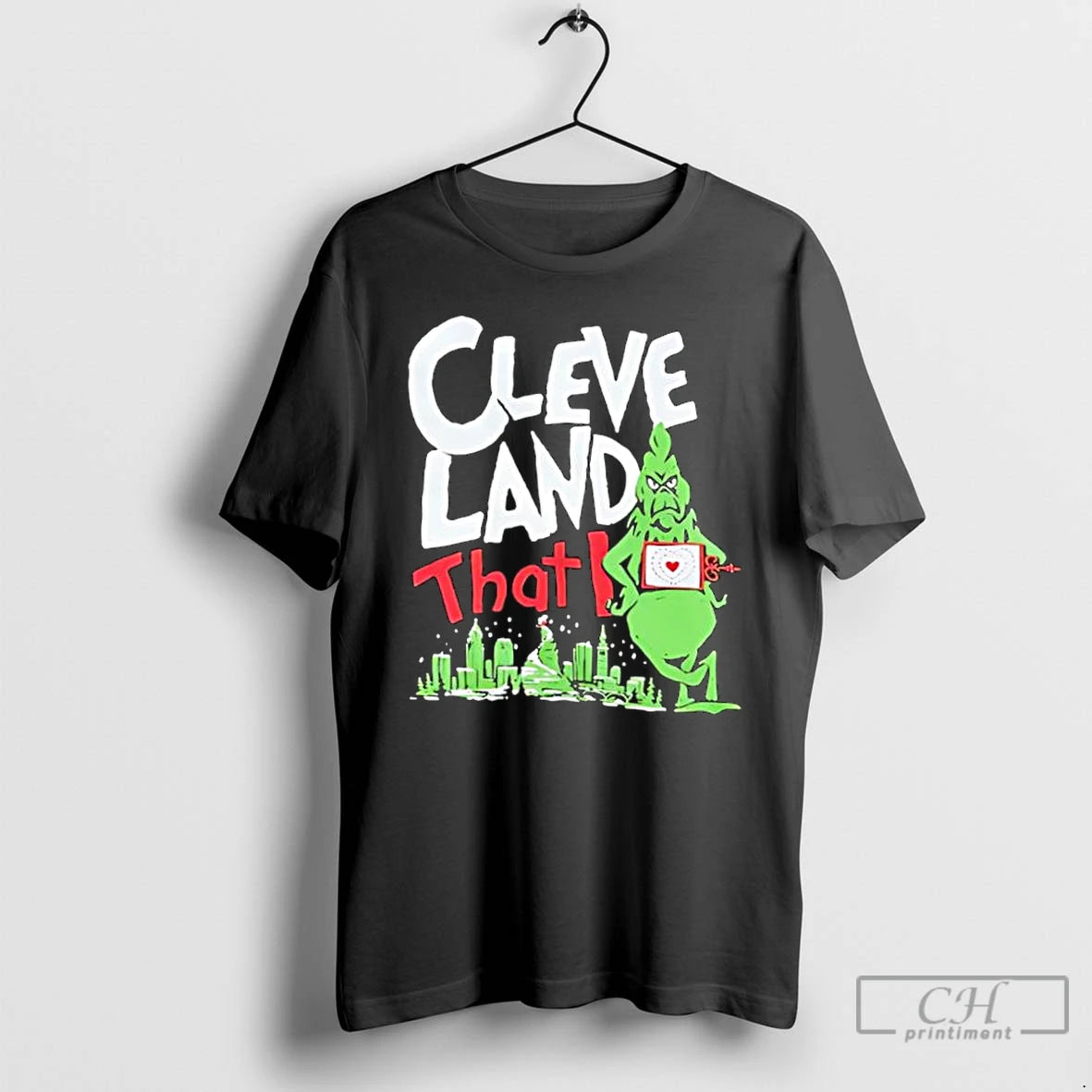 Classic Cleveland That I Grinch T-Shirts, Hoodie, Sweatshirt | PopFlextees.com