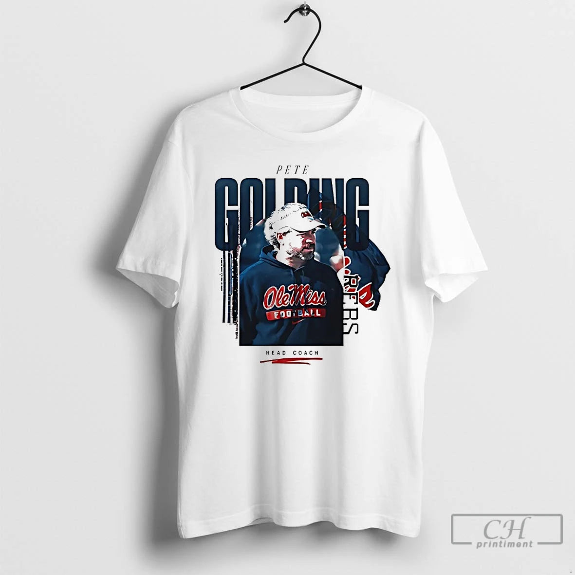 Classic Coach Pete Golding Of Ole Miss Football T-Shirts, Hoodie, Sweatshirt | PopFlextees.com