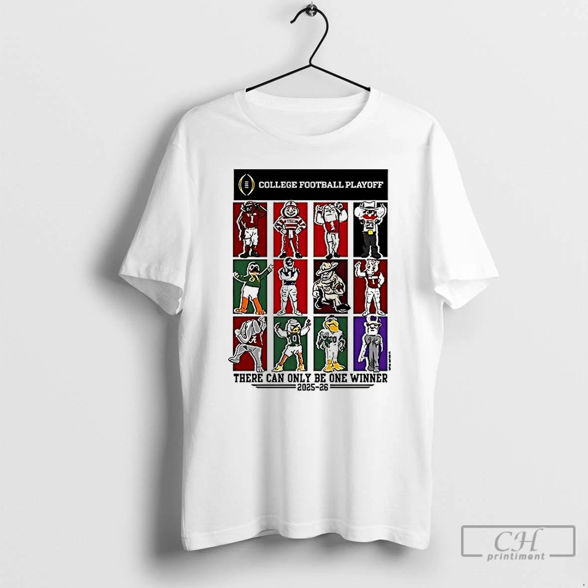 Classic College Football Playoff 12 Team Mascots 2025 2026 T-Shirts, Hoodie, Sweatshirt | PopFlextees.com