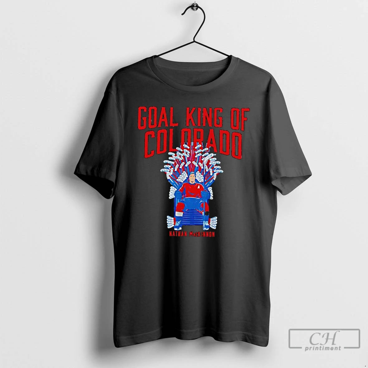 Classic Colorado Avalanche Nathan Mackinnon Goal King Of Colorado T-Shirts, Hoodie, Sweatshirt | PopFlextees.com