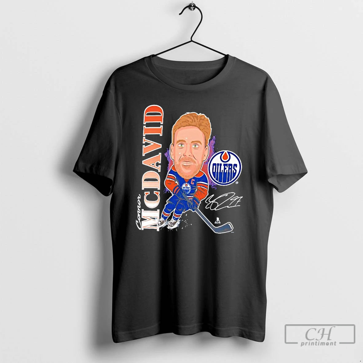 Classic Connor Mcdavid Edmonton Oilers Player Action Signature T-Shirts, Hoodie, Sweatshirt | PopFlextees.com