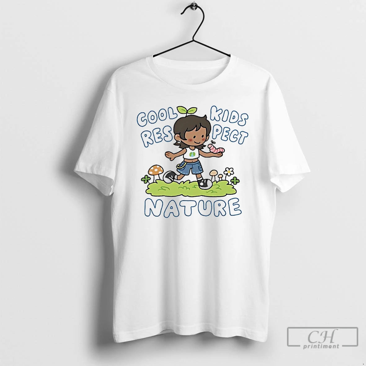 Classic Cool Kids Respect Nature Cartoon T-Shirts, Hoodie, Sweatshirt | PopFlextees.com