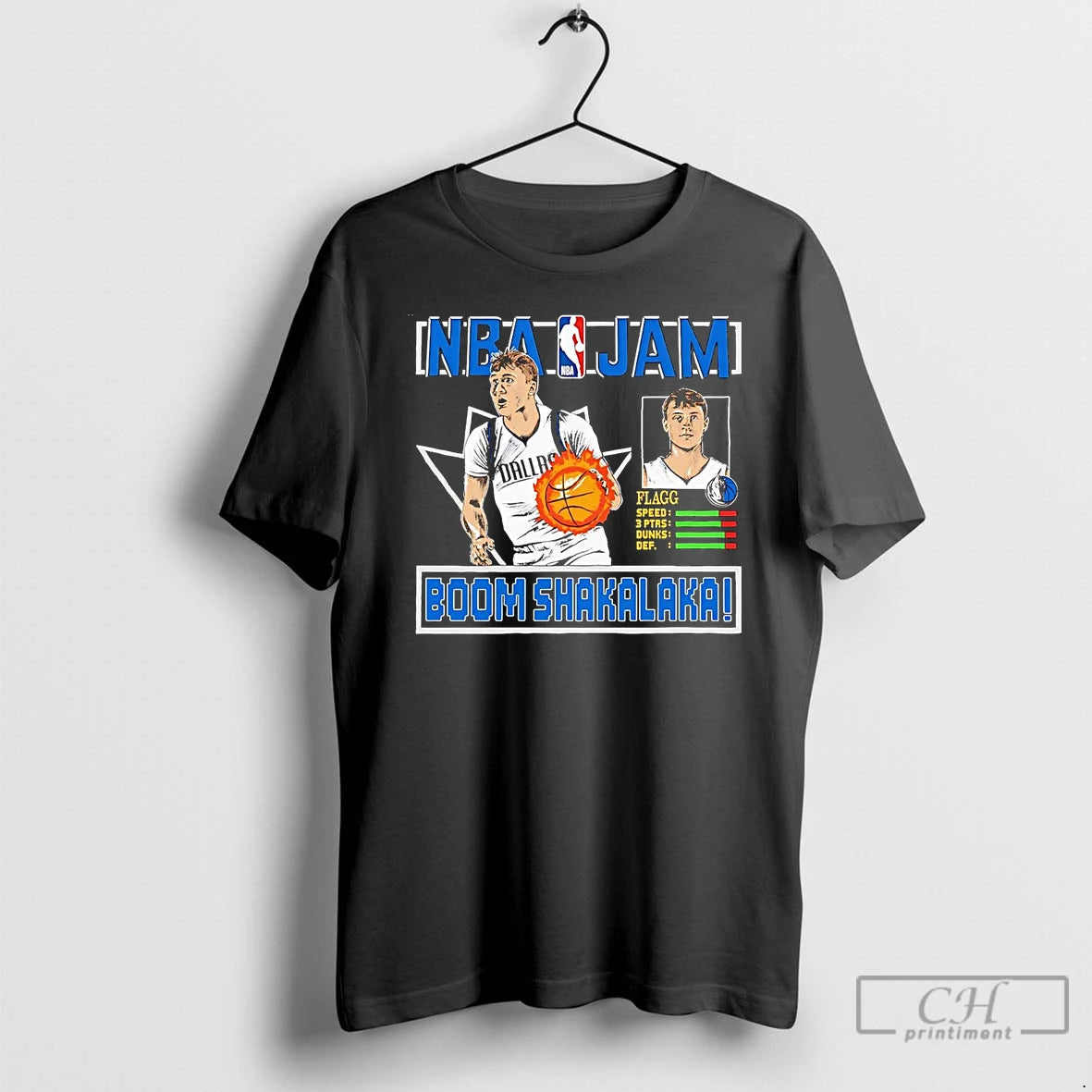 Classic Cooper Flagg Boom Shakalaka Nba Jam Dallas Mavericks T-Shirts, Hoodie, Sweatshirt | PopFlextees.com
