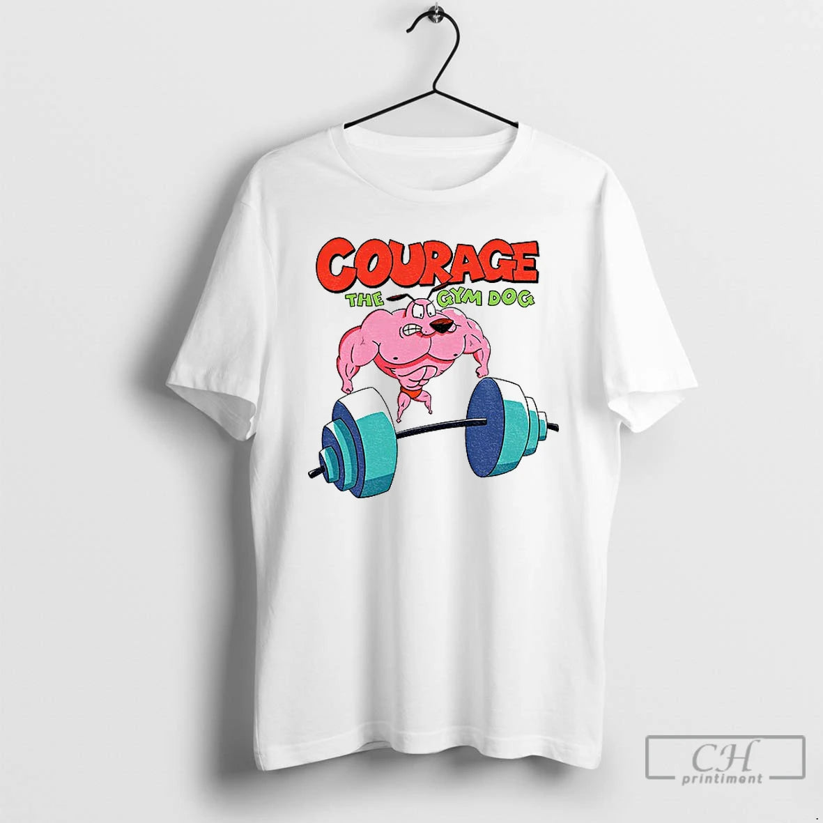 Classic Courage The Cowardly Dog Parody T-Shirts, Hoodie, Sweatshirt | PopFlextees.com