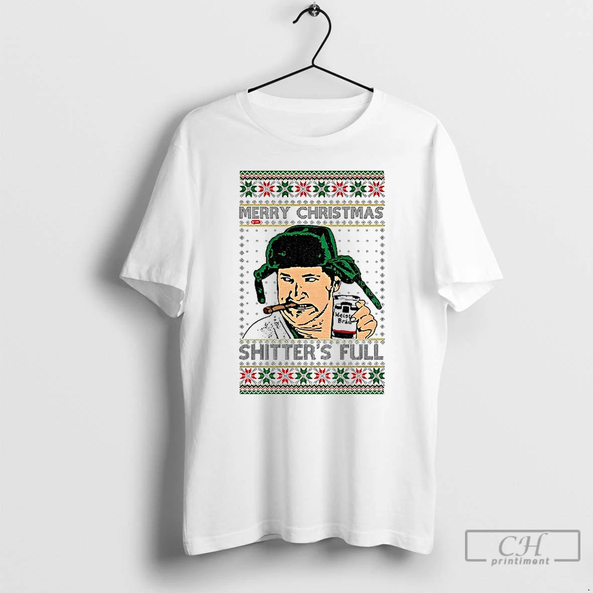 Classic Cousin Eddie Merry Christmas Shitters Full T-Shirts, Hoodie, Sweatshirt | PopFlextees.com