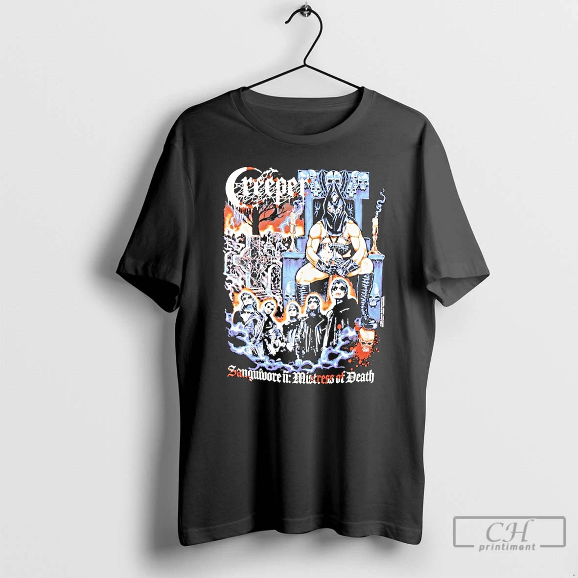 Classic Creeper Sanguivore Ii Mistress Of Death T-Shirts, Hoodie, Sweatshirt | PopFlextees.com